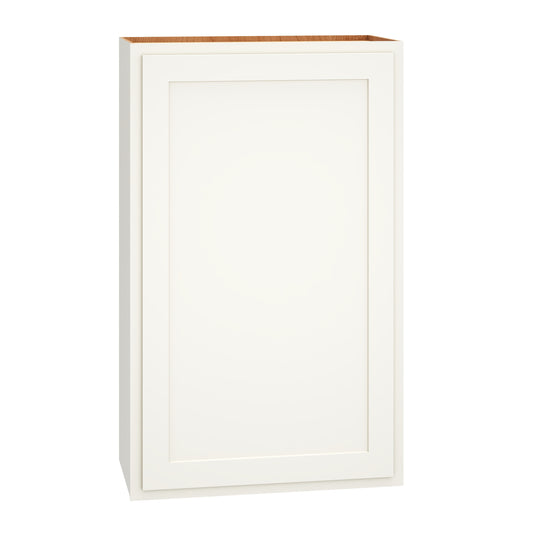 Diamond Express Jamestown 24-in W x 39-in H x 12-in D White Partial Overlay Wall Fully assembled Plywood Cabinet Recessed Panel Shaker