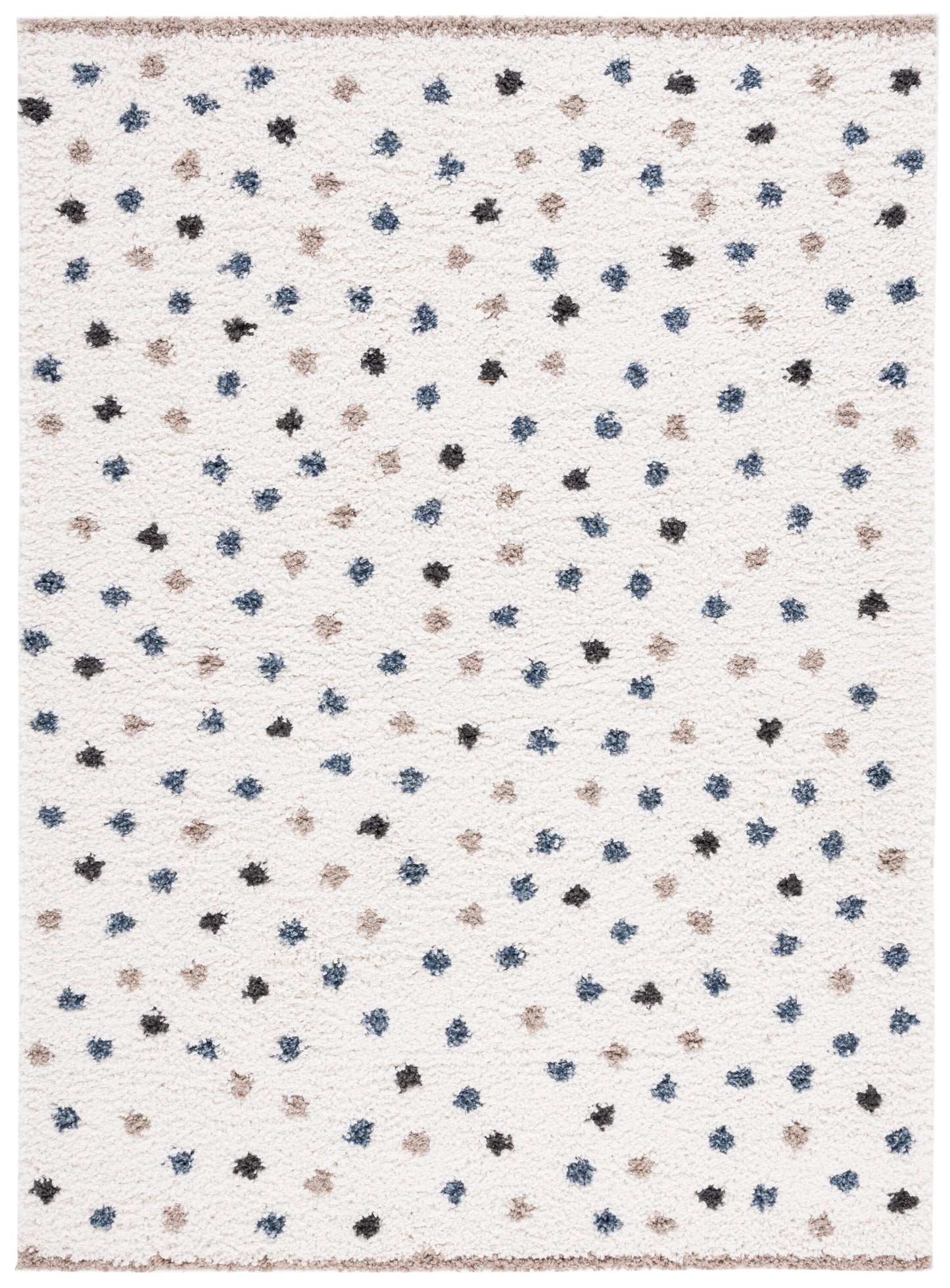 Safavieh 10 x 14 (ft) Loomed Ivory/Taupe Rectangular Indoor Abstract Mid-Century Modern Area rug