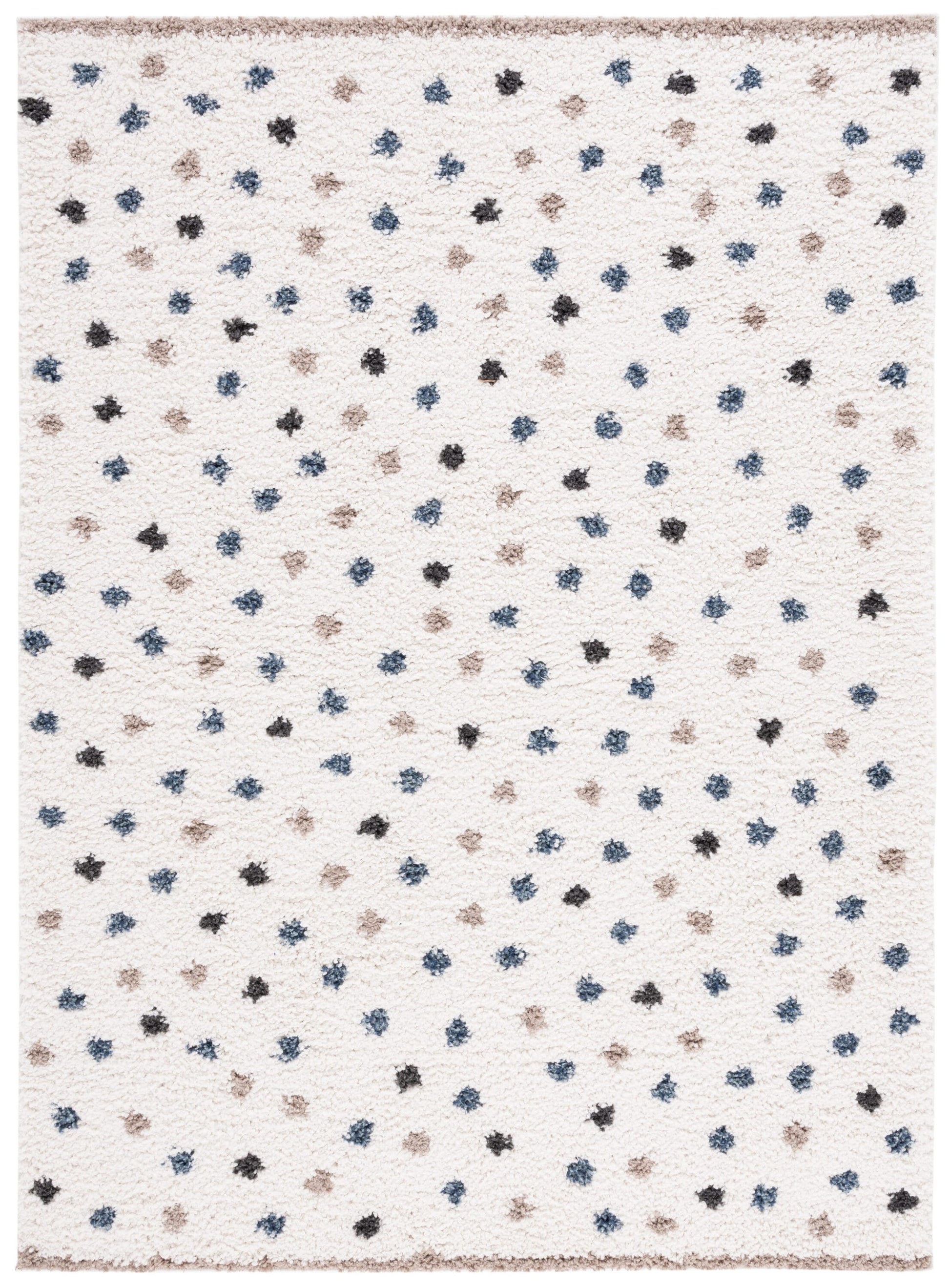 Safavieh 10 x 14 (ft) Loomed Ivory/Taupe Rectangular Indoor Abstract Mid-Century Modern Area rug