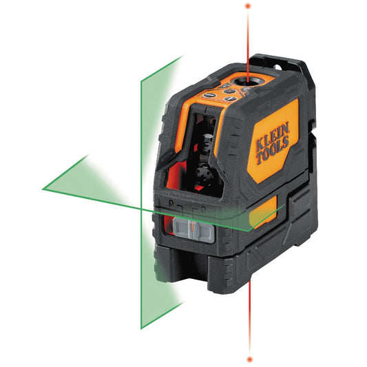 Klein Tools 165-ft Green Self-Leveling Cross-line Laser Level Rechargeable 93LCLGR