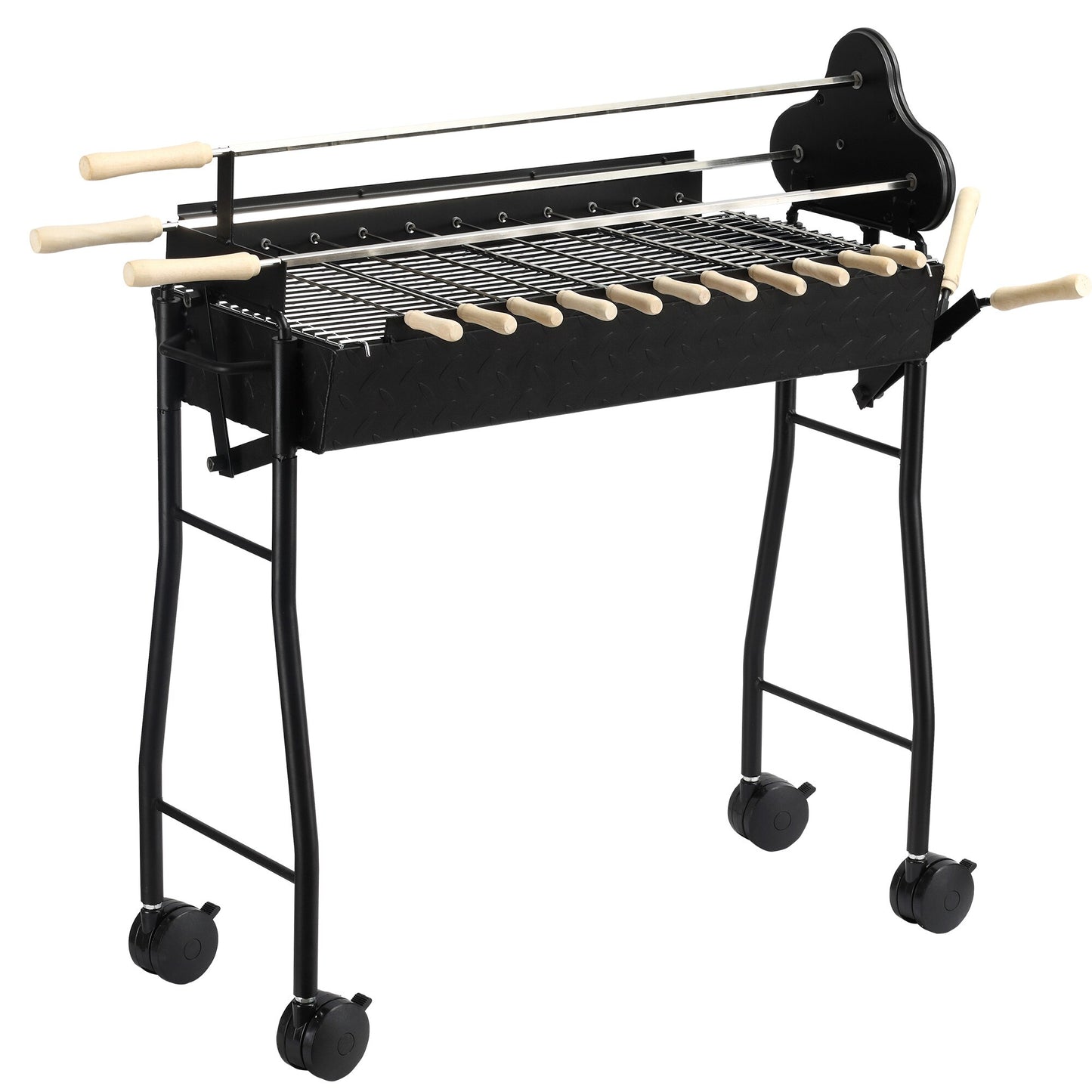 CESICIA Grills Black Portable Charcoal Grill