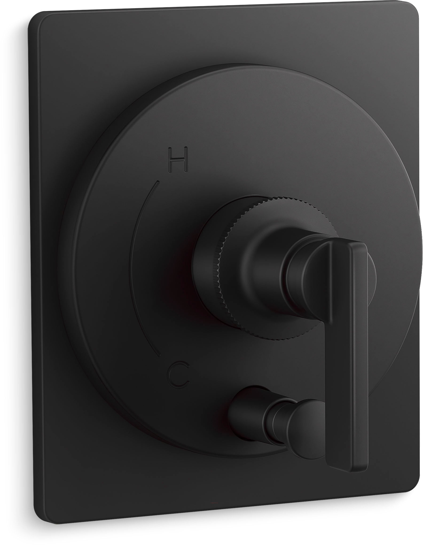 KOHLER Castia by Studio McGee Matte Black 1 -Handle Lever Shower Faucet Handle