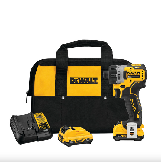DEWALT XTREME 12-volt Max Brushless 1/4-in Cordless Screwdriver (2-Batteries Included and Charger Included) DCF601F2