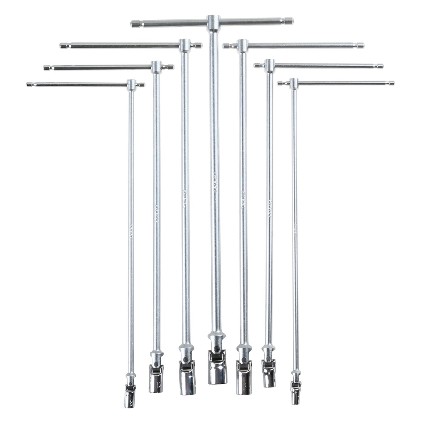 Beta 10-Piece Metric T-Handle Hex Key Set with Swivel Mechanism and Sliding Handle for Quick and Easy Screw Operations 9520080