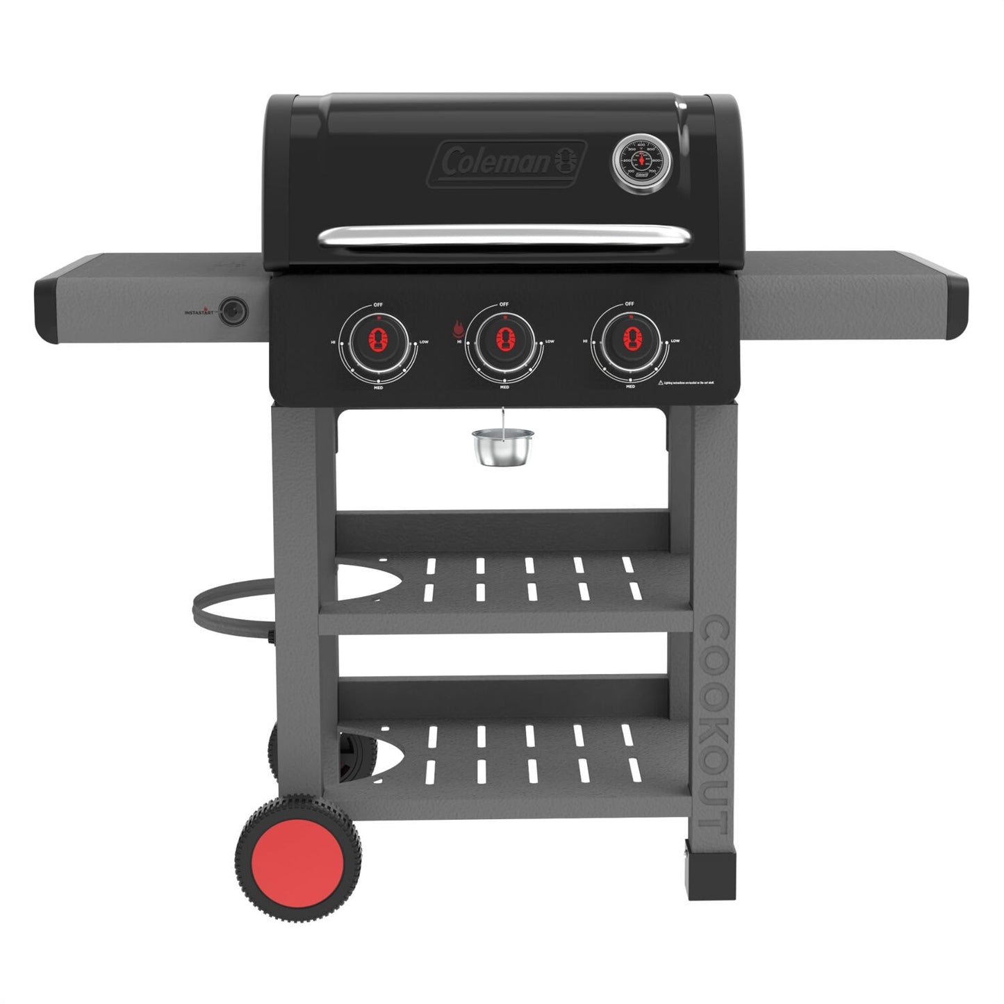 Coleman Black/Grey 3-Burner Liquid Propane Gas Grill CO-300BBQ