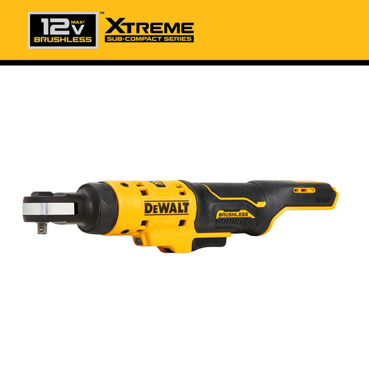 DEWALT XTREME 12-volt Max Variable Speed Brushless 1/4-in Drive Cordless Ratchet Wrench (Bare Tool) DCF504B
