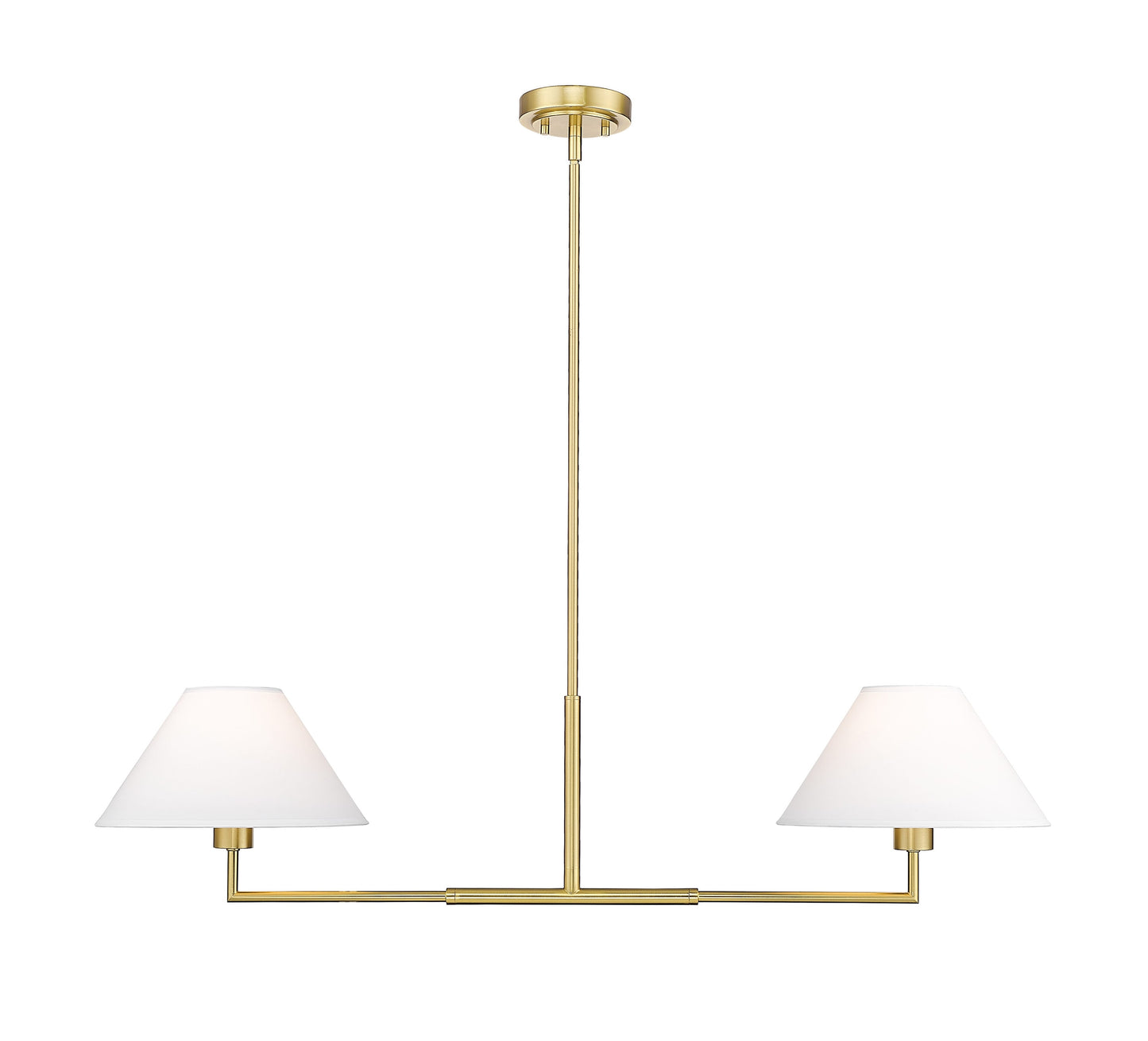 Z-Lite Leila 2 -Light Gold Modern/contemporary For Use in Bedrooms, Dining Rooms, Foyers, Kitchens, Living Rooms Chandelier