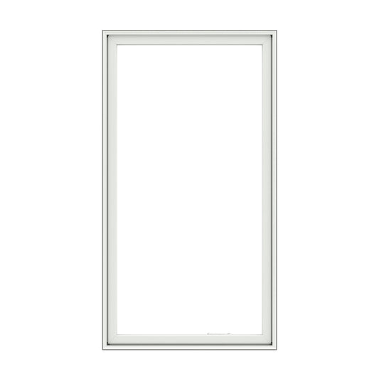 Pella Lifestyle 25-in x 35-in x White Right-Handed Wood Casement Window Annealed Glass