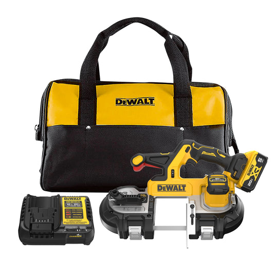 DEWALT 20-Volt 3.375-in Portable Band Saw (Charger Included and 1-Battery) DCS379P1