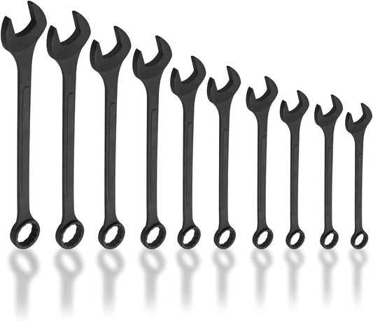 NEIKO 10-Piece Set 12-point Standard (Sae) Standard Combination Wrench Includes Soft Case 03129A