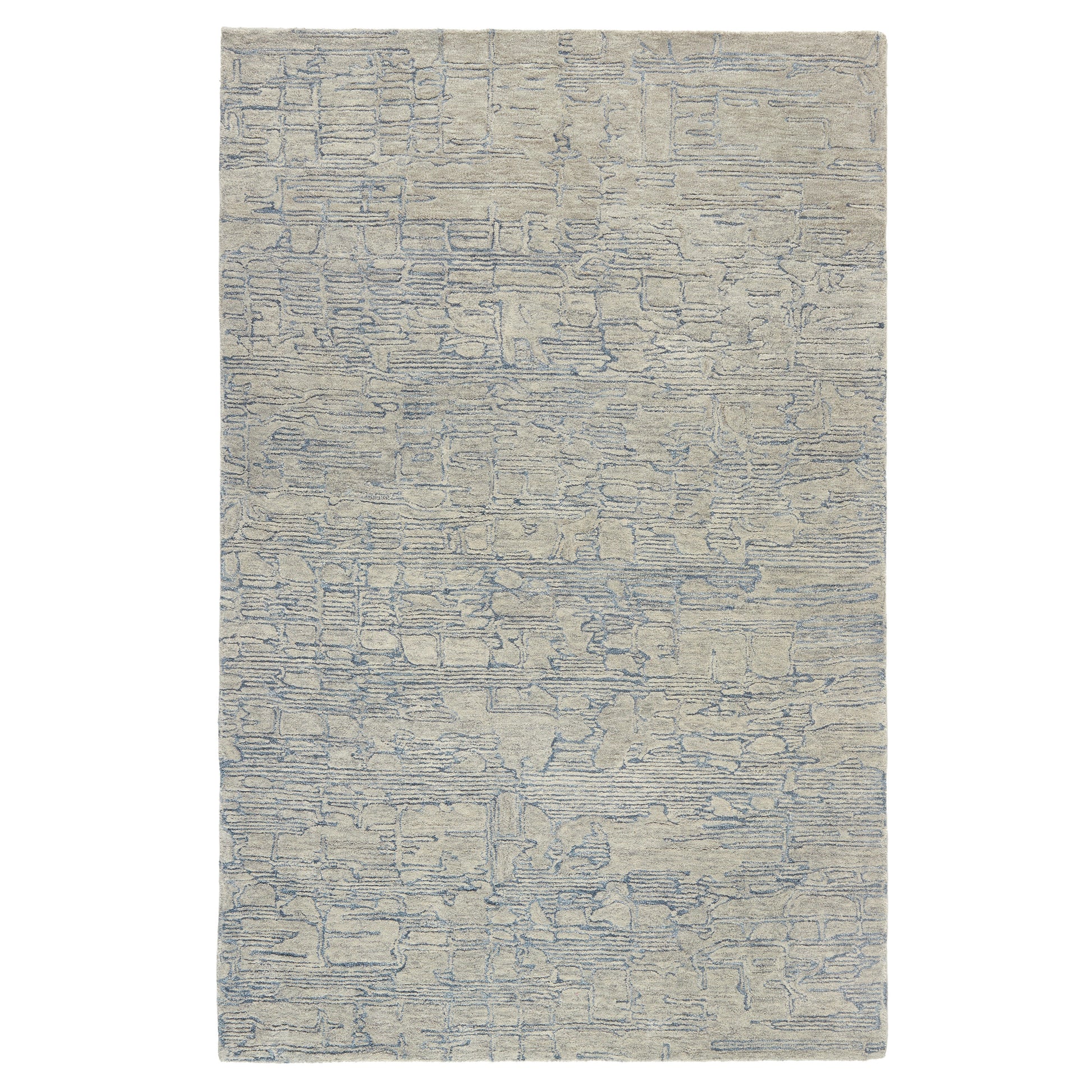 Town & Country Living 8 x 10 (ft) Loomed Grey Rectangular Indoor Abstract Area rug