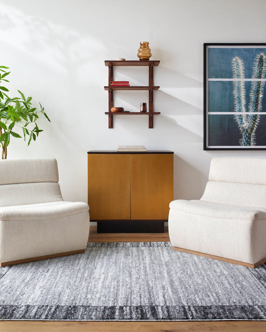 Livabliss Andorra 8 x 10 (ft) Loomed Slate Rectangular Indoor Solid Farmhouse/Cottage Pet Friendly Area rug