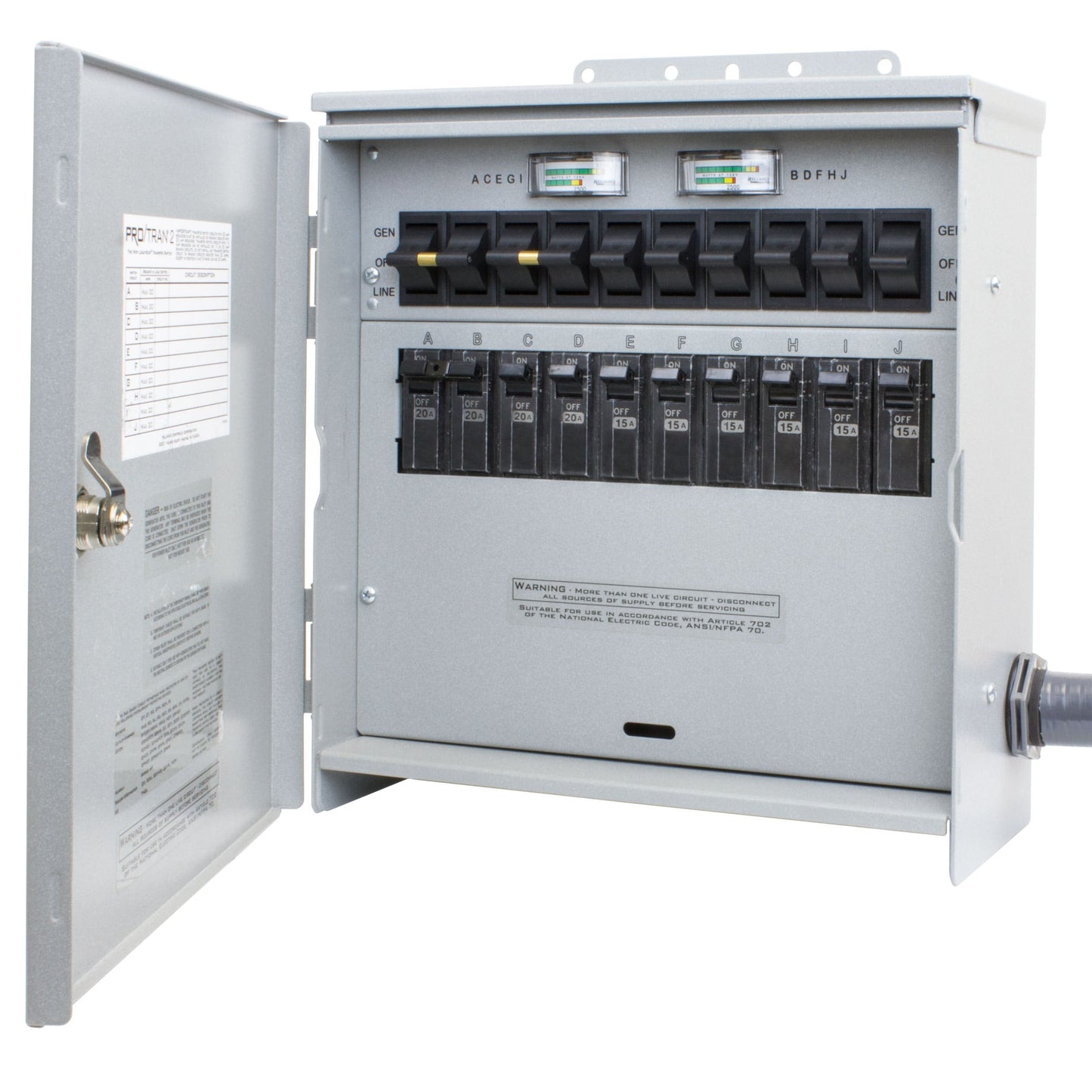Reliance 50 -Amp Manual Transfer Switch