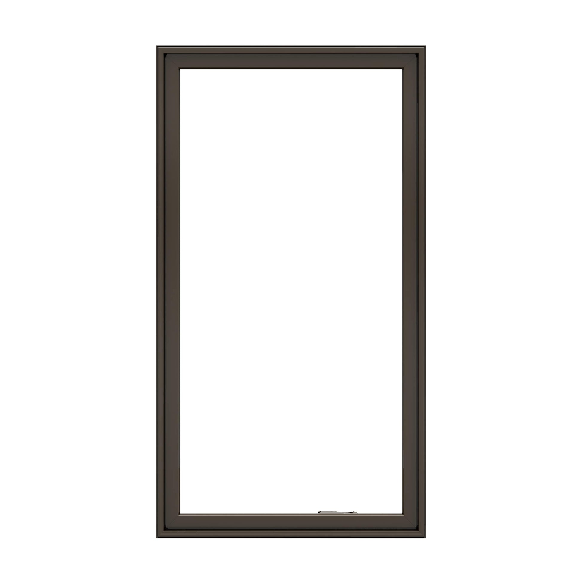 Pella Lifestyle 25-in x 35-in x Brown Right-Handed Wood Casement Window Annealed Glass