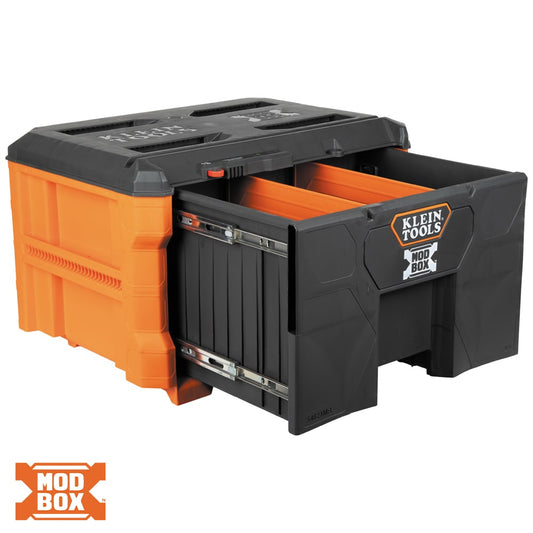Klein Tools MODbox 16.4-in W x 14.4-in H x 22.3-in D 1-Drawer Multiple Colors/Finishes Plastic/Metal Tool Box 54821MB
