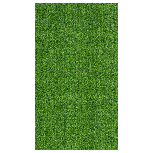 Ottomanson Artificial grass 8x37 Fake Grass Turf Rug For Patio Lawn Landscape 7.8-ft x 37-ft Artificial Grass