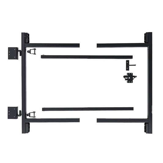 Adjust-A-Gate 1-1/4-in Black Gate Hardware Kit 93777