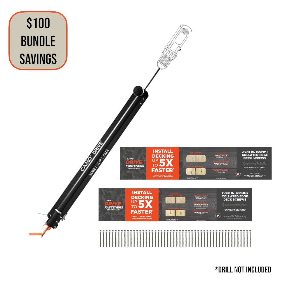 CAMO #7 x 3-in Wood To Wood Deck Screws (2000-Per Box) 0395010-B1