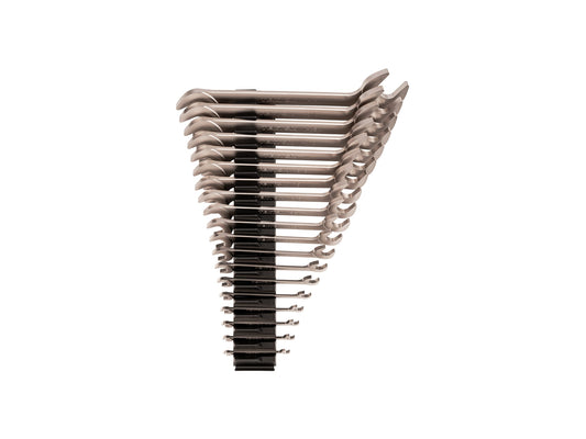 TEKTON 19-Piece Set Standard (Sae) Angle Open End Wrench Includes Hard Case WAE91503