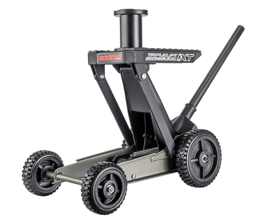 Powerbuilt Gray 1.5-Ton Steel Manual hydraulic Rolling jack