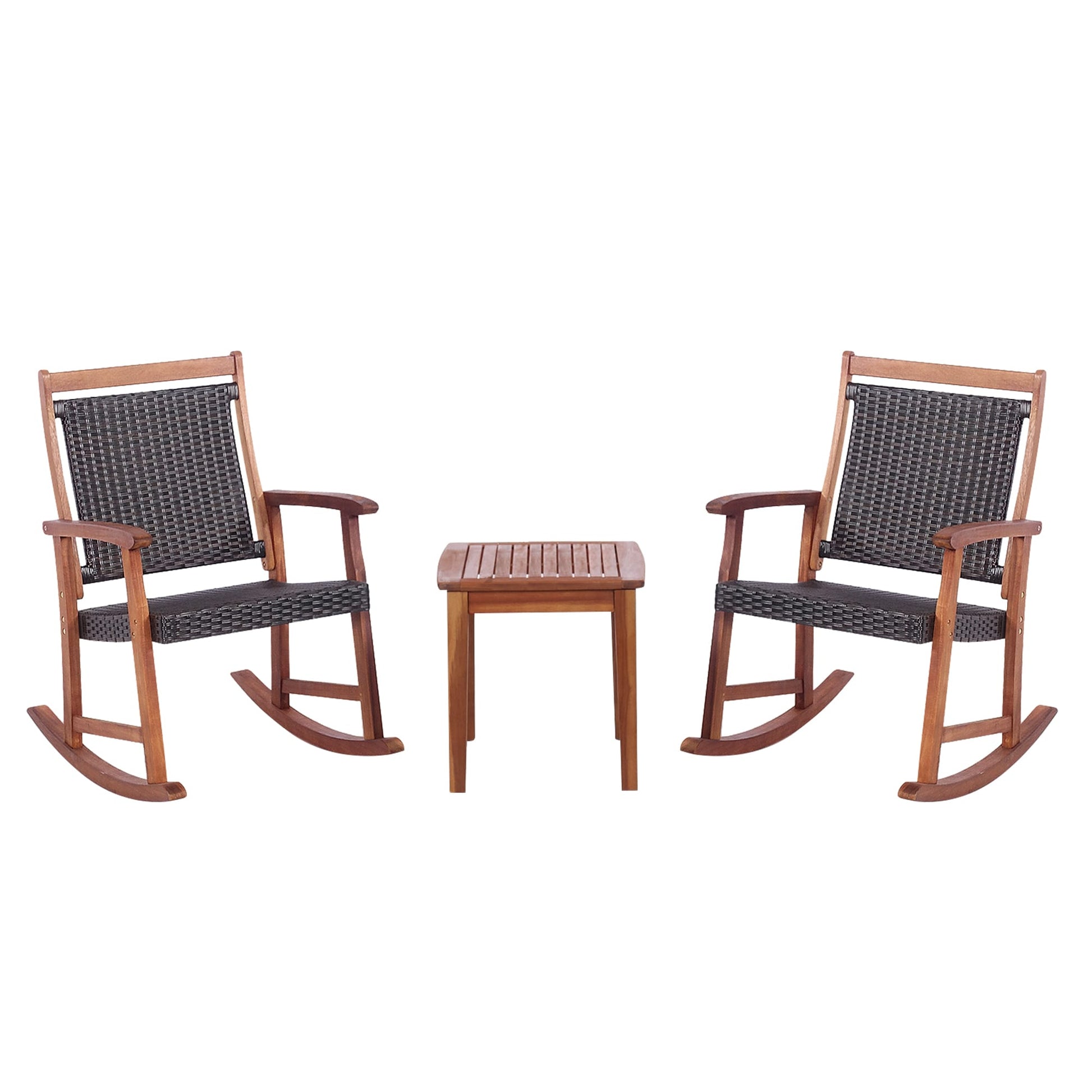 LIVIZA 3 -Piece Rattan Patio Conversation Set