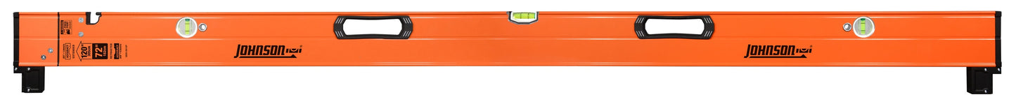 Johnson Aluminum 120-in 3 Vial Extendable plate level