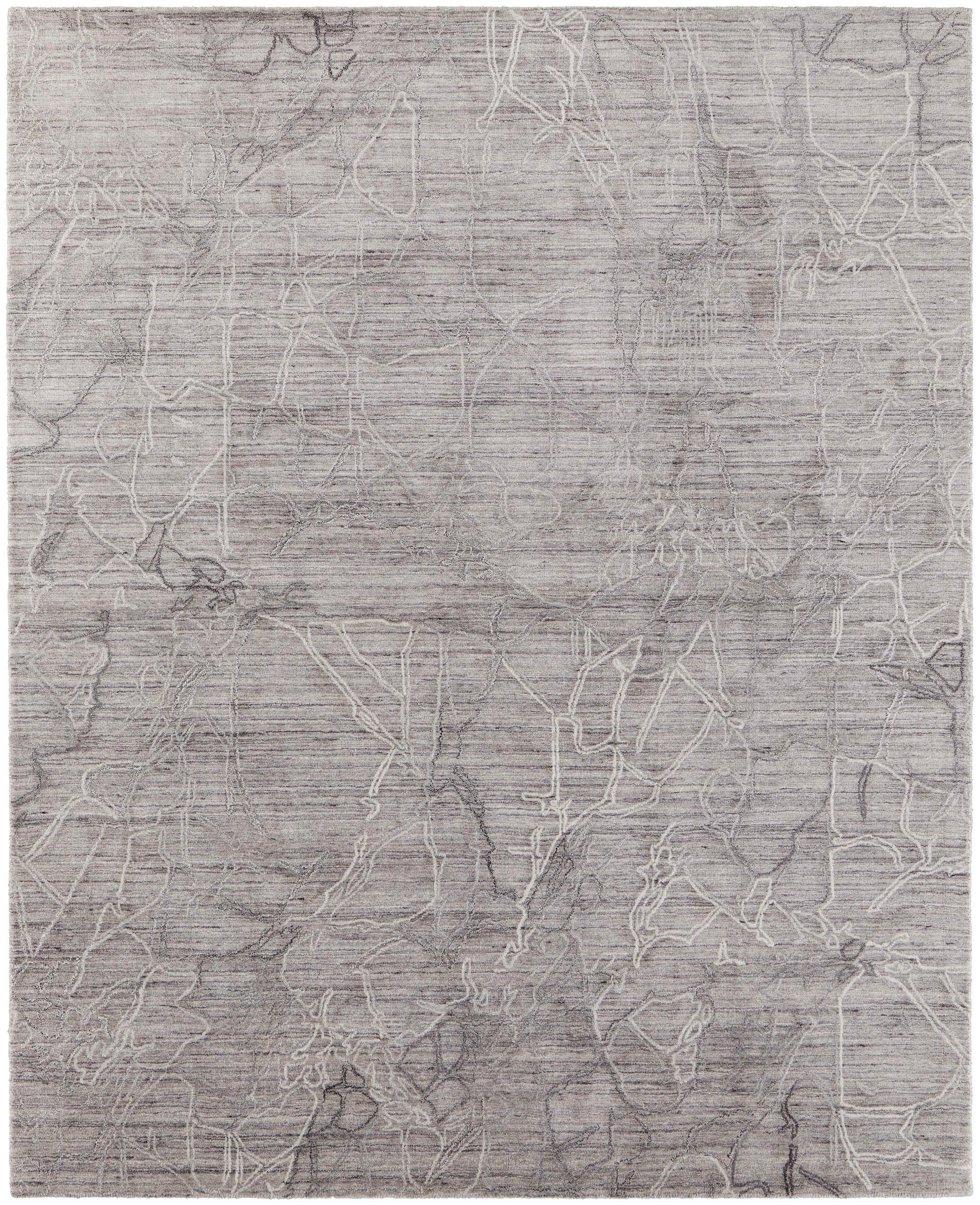 Room Envy 5 x 8 (ft) Loomed Gray/Tan/Ivory Rectangular Indoor Abstract Area rug