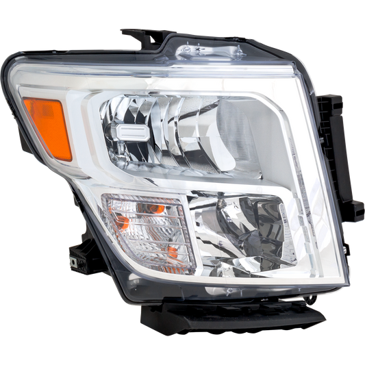 Garage-Pro Passenger Side Headlight For Nissan Titan 2020-2023 Halogen with Bulb(s) Capa Crew Cab and Extended Cab Replaces# 260109fv1a