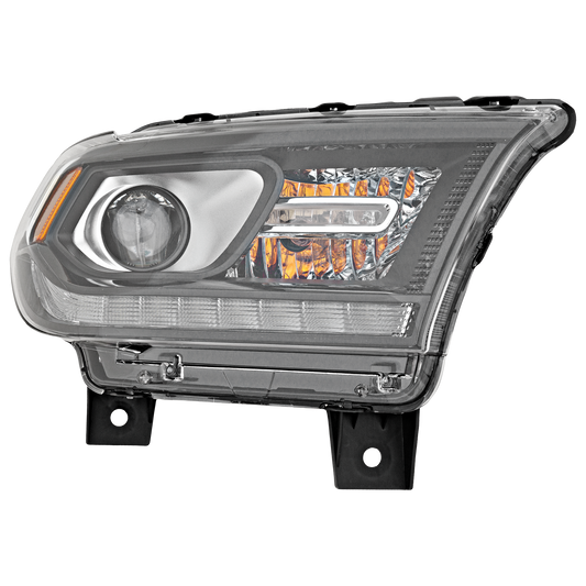 Garage-Pro Passenger Side Headlight For Dodge Durango 2014-2015 Halogen with Bulb(s) For Models with Daytime Running Light Replaces# 55112968ai