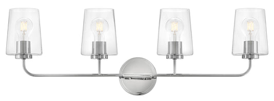Lark Kline 33-in 4 -Light Gloss Chrome Transitional Vanity light