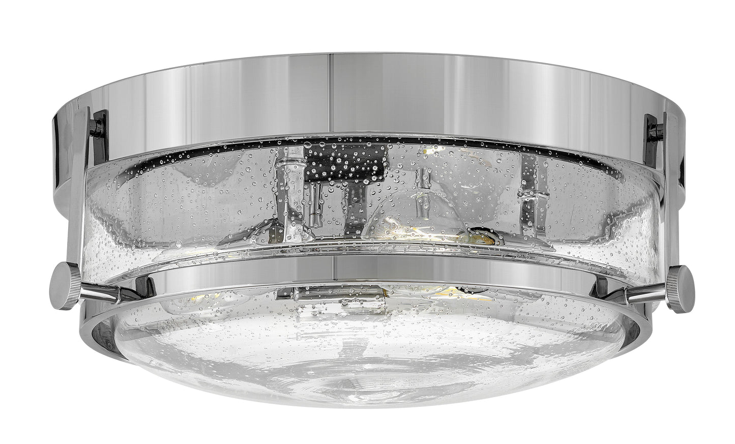 Hinkley Harper 3 -Light 15.75-in Gloss Chrome Flush Mount Light