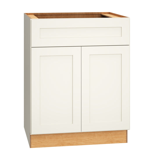 RELIABILT Pinnacle 27-in W x 34.5-in H x 24-in D White Base Fully assembled Plywood Cabinet Recessed Panel