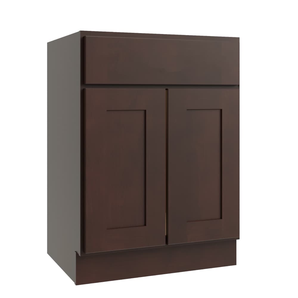 RELIABILT Parkstone 36-in Espresso Bathroom Vanity Base Cabinet without Top