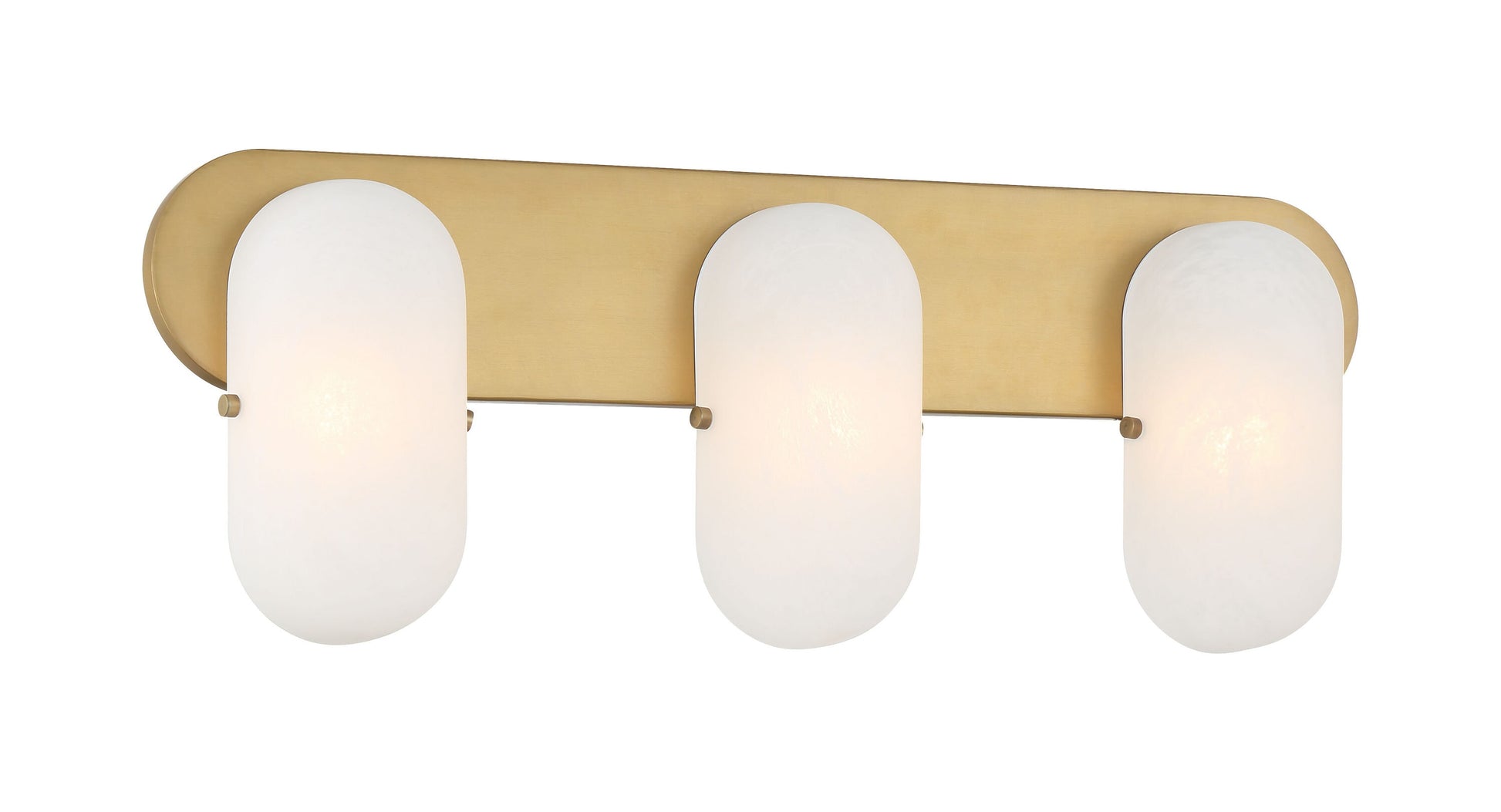 Minka Lavery Heathcote 24-in 3 -Light Satin Brass Modern/contemporary Vanity light bar