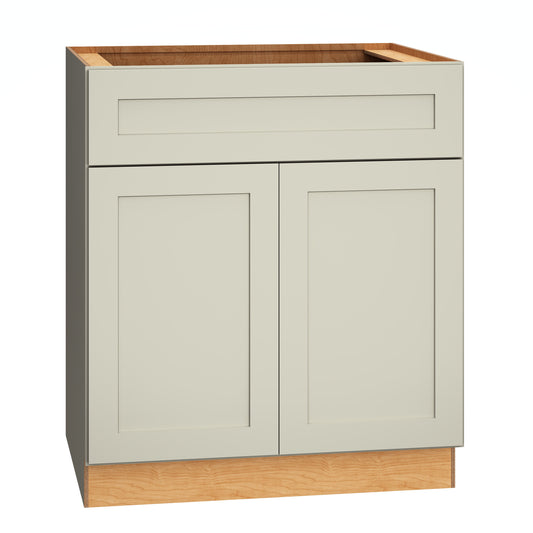 Diamond Express Jamestown 30-in W x 34.5-in H x 24-in D Icy Avalanche Base Fully assembled Plywood Cabinet Recessed Panel