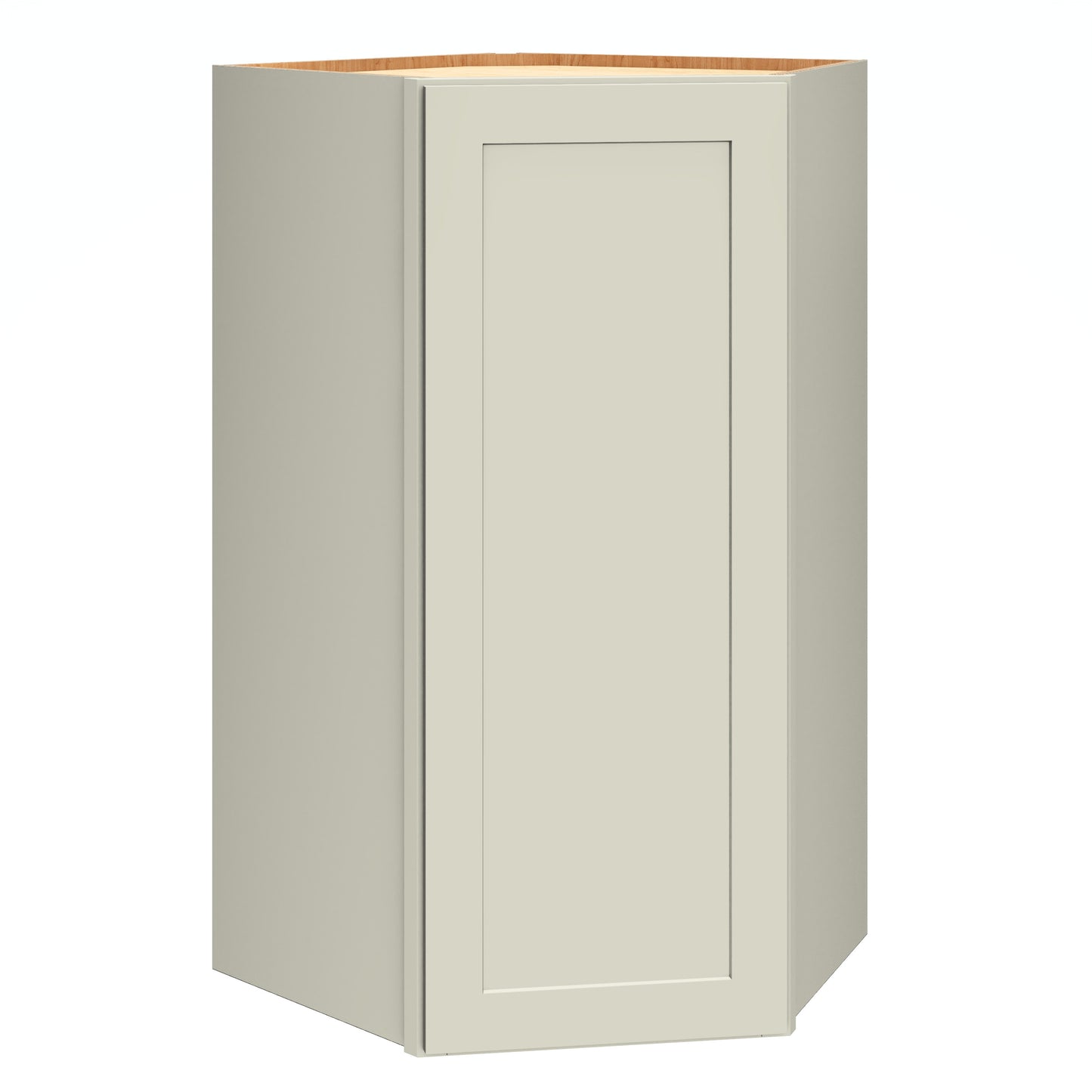 Diamond Express Jamestown 24-in W x 39-in H x 24-in D Icy Avalanche Diagonal Corner wall Fully assembled Plywood Cabinet Recessed Panel