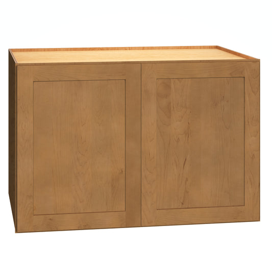 Diamond Express Jamestown 36-in W x 24-in H x 24-in D Sahara Brown Wall Fully assembled Plywood Cabinet Recessed Panel