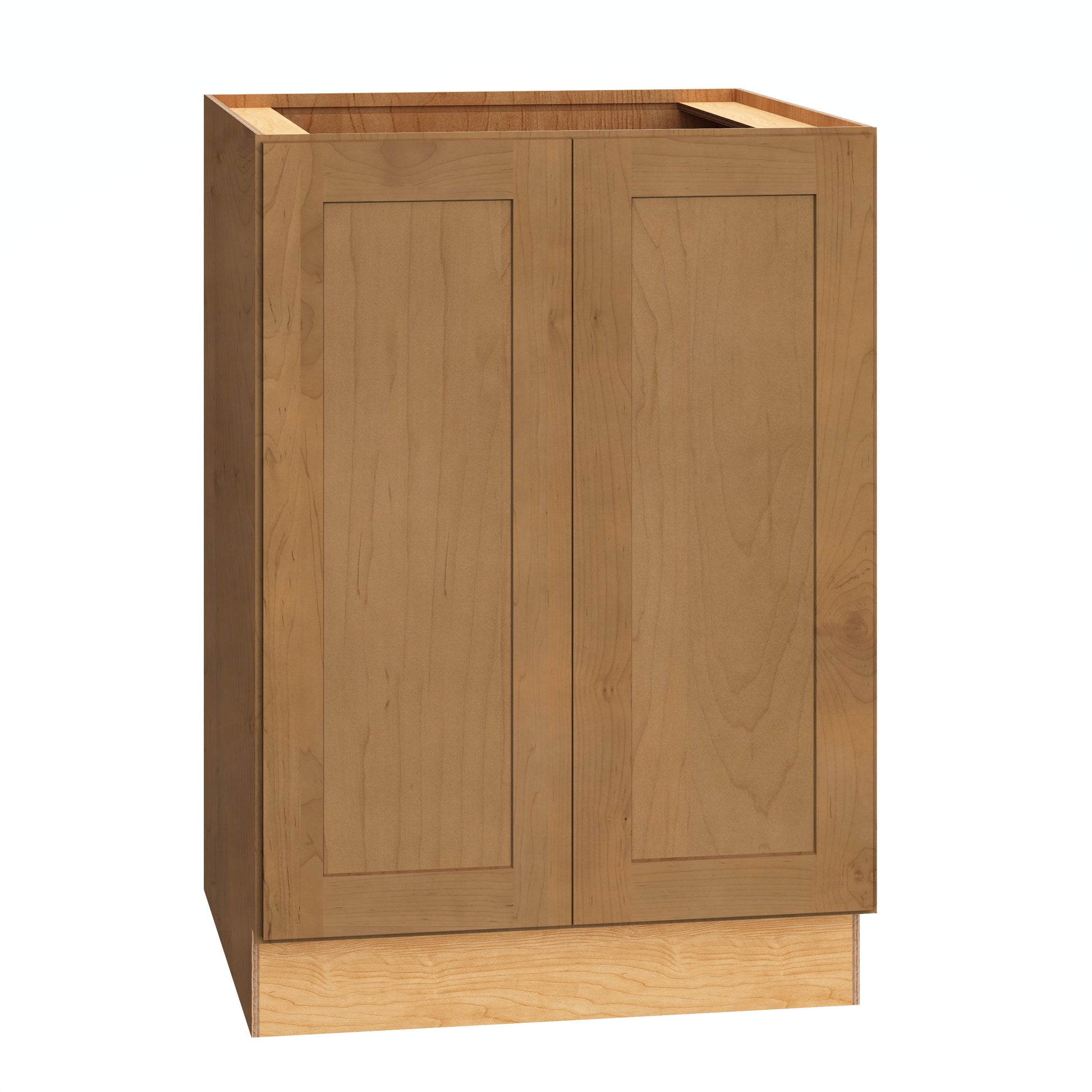 Diamond Express Jamestown 24-in W x 34.5-in H x 24-in D Sahara Brown Base Fully assembled Plywood Cabinet Recessed Panel