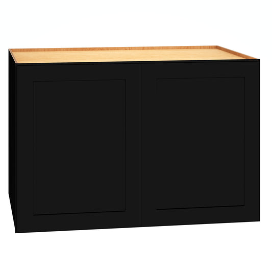 Diamond Express Jamestown 36-in W x 24-in H x 24-in D Black Wall Fully assembled Plywood Cabinet Recessed Panel