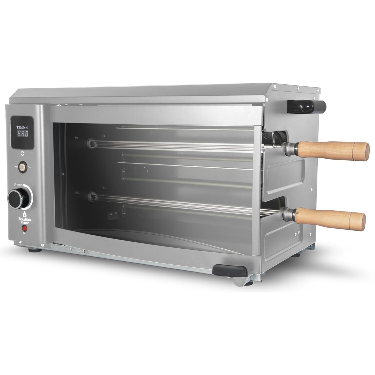 Brazilian Flame 17.5-in Stainless steel Grill Rotisserie