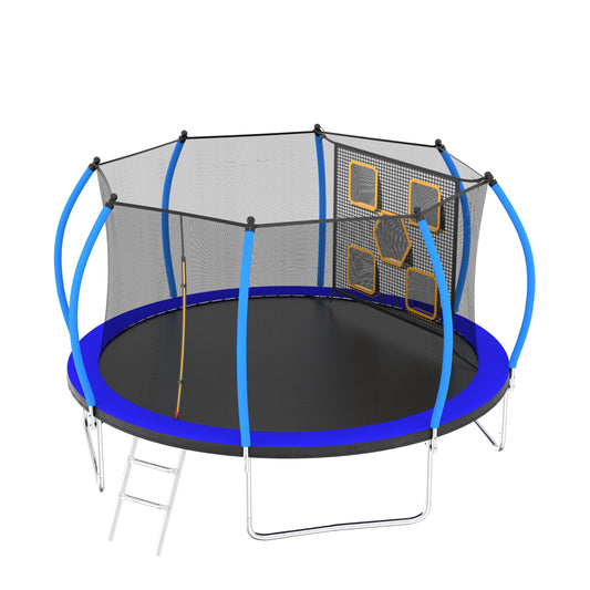 Kahomvis 14-ft Round Backyard in Blue