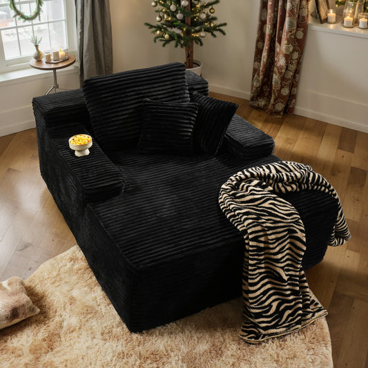 Ovios 48.42 Modern Black 1 -seater Sleeper