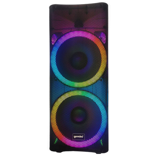 Gemini Ultra 1800 -Watt Bluetooth Indoor/Outdoor Portable Speaker in Black 1 Speaker Set