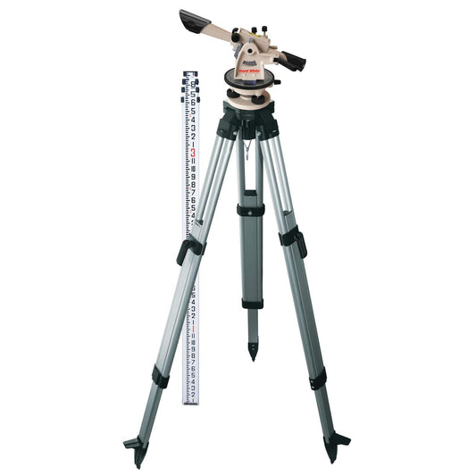 David White SitePro L6-20 22-Power Optical Meridian Level Kit (10ths)