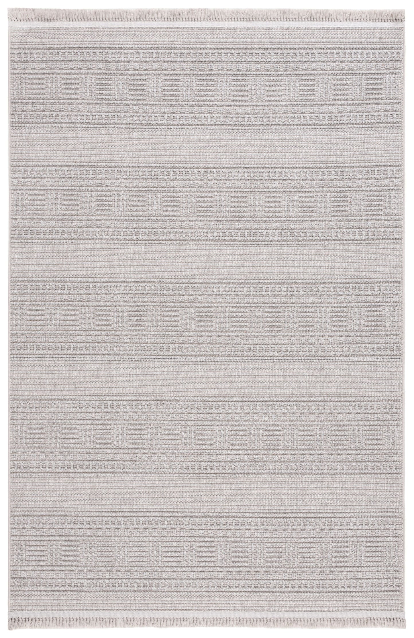 Safavieh 9 x 12 (ft) Loomed Gray Rectangular Indoor Geometric Mid-Century Modern Pet Friendly Area rug