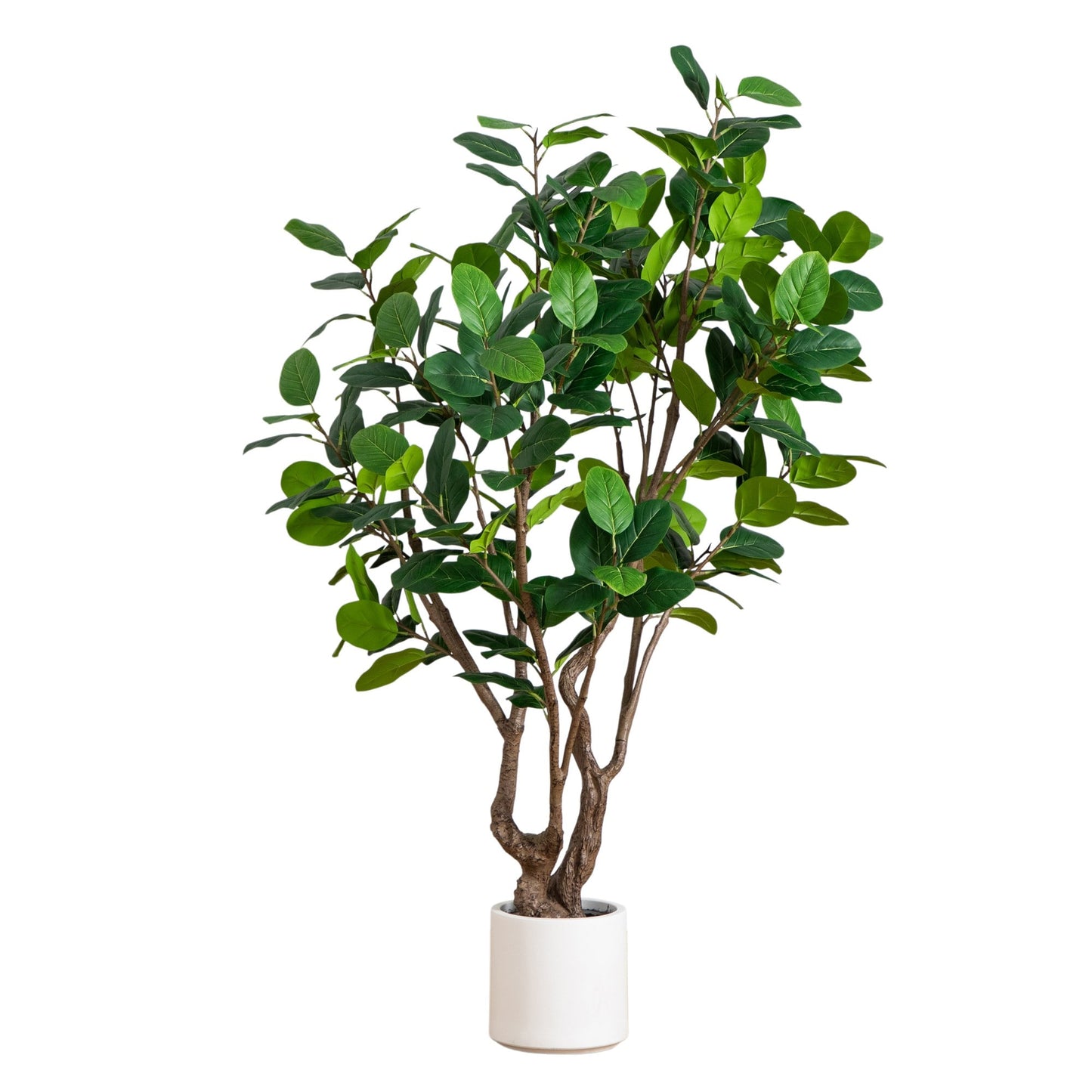 Nearly Natural 72-in Green Indoor Floor Ficus Artificial tree