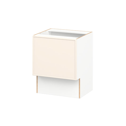 Hugo&Borg Chapel Hill 24-in W x 30-in H x 21-in D Washed Linen Base Fully assembled Cabinet Flat Panel