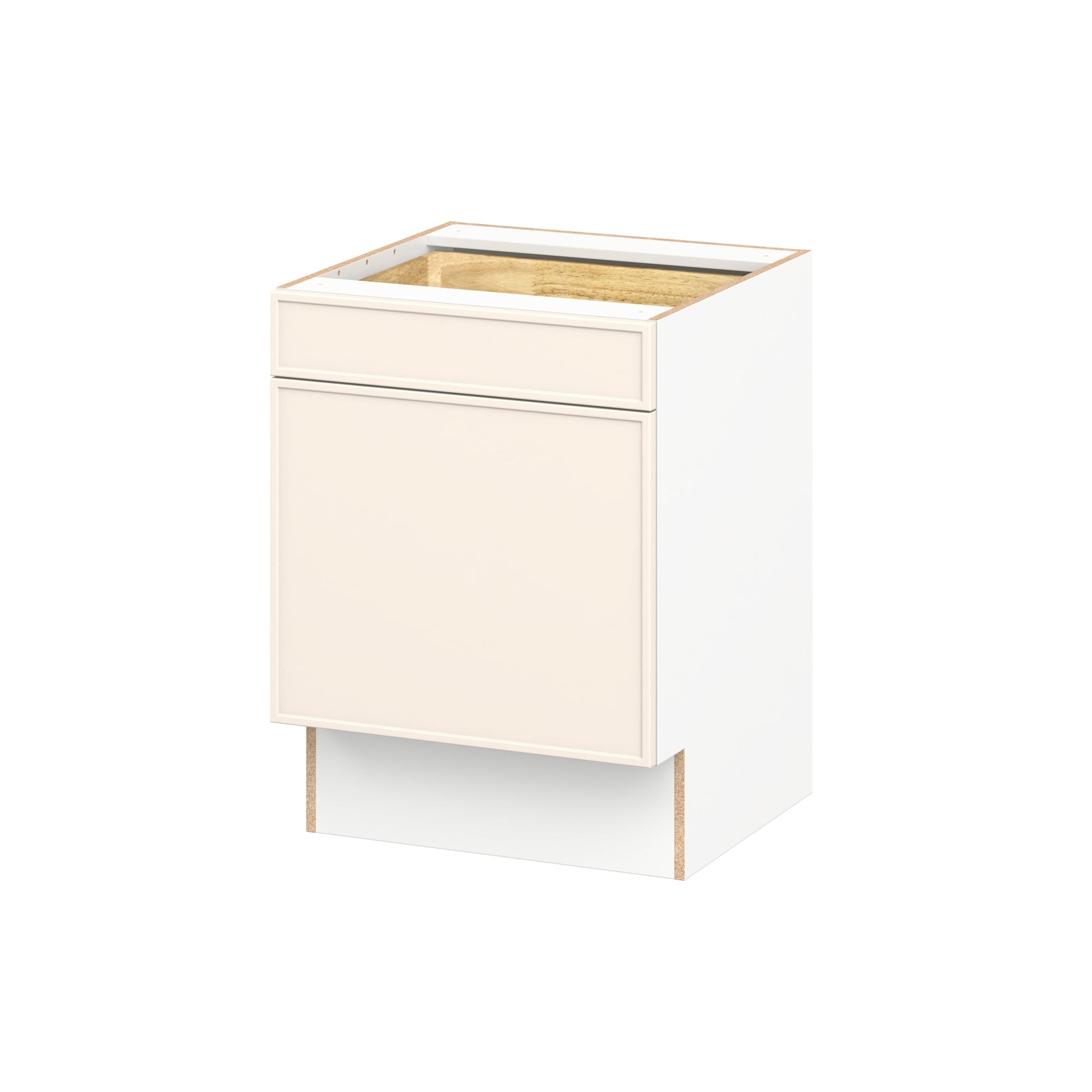 Hugo&Borg Chapel Hill 24-in W x 32.5-in H x 24.66-in D Washed Linen Base Fully assembled Cabinet (Flat Panel Shaker)