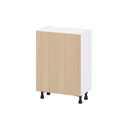 Hugo&Borg Winston 24-in W x 34.5-in H x 14.75-in D Mojavi Oak 3 -Drawers Base Fully assembled Cabinet (Flat Panel Slab)