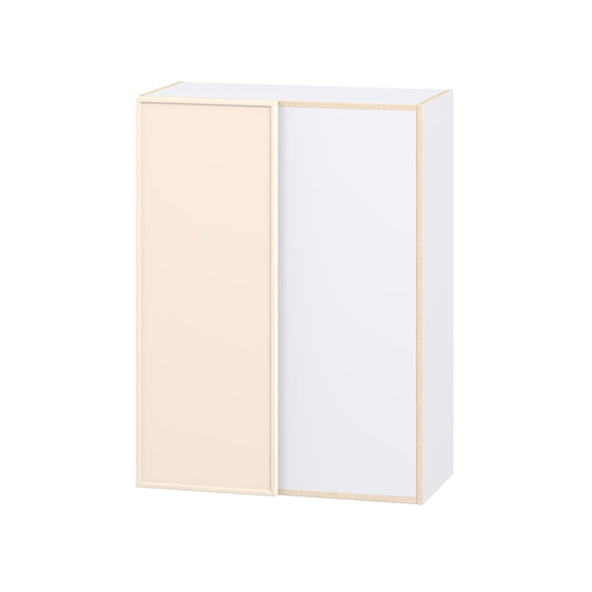 Hugo&Borg Chapel Hill 30-in W x 40-in H x 14.91-in D Washed Linen Wall Fully assembled Cabinet (Flat Panel Shaker)